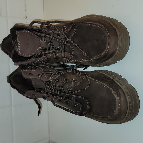 Rockport sz 8 brown leather boot - Picture 6 of 12